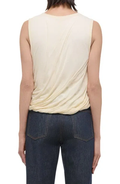 Helmut Lang Cotton Bubble Hem Tank
