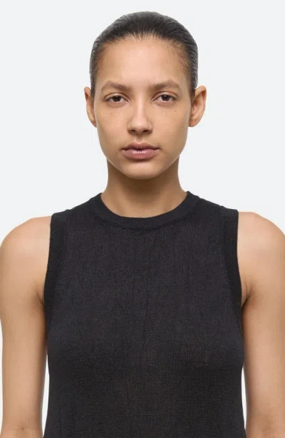 Helmut Lang Crush Sleeveless Knit Midi Dress