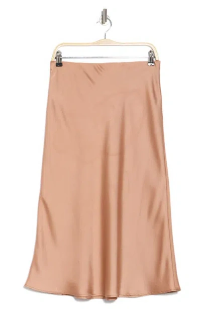 Gemma + Jane Satin Midi Skirt