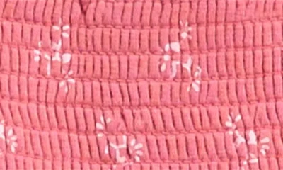 7 For All Mankind Bubble Romper & Headband In Pink