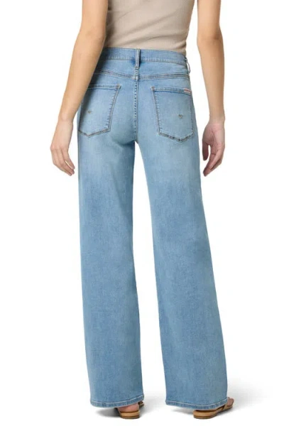 Hudson Jeans Rosalie High Waist Wide Leg Jeans In Blue