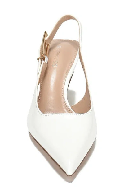 Berness Cassandra Pointed Toe Slingback Pump