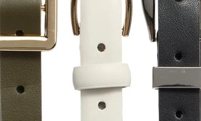 Steve Madden Set Of 3 Assorted Belts