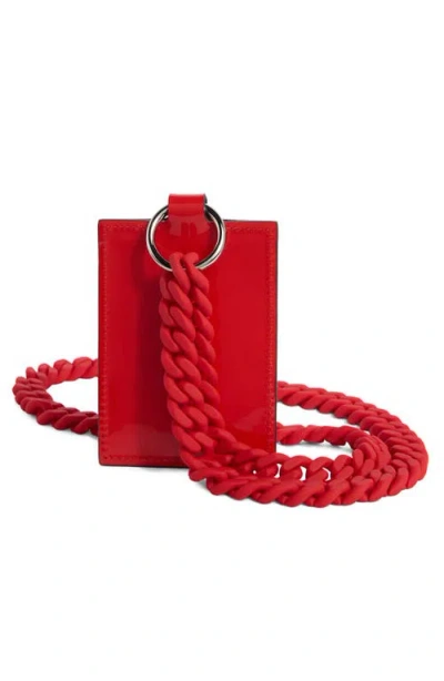 Longchamp Gloss Lanyard Card Holder