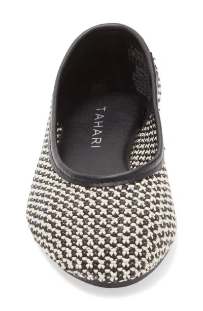 Tahari Woven Ballerina Flat