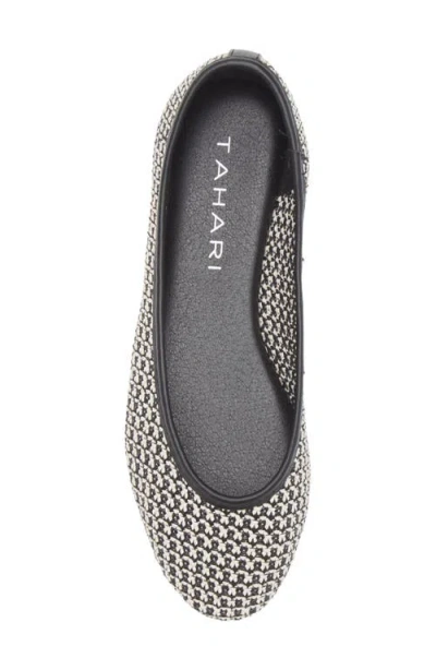 Tahari Woven Ballerina Flat