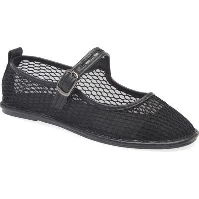 Tahari Mesh Mary Jane Flat