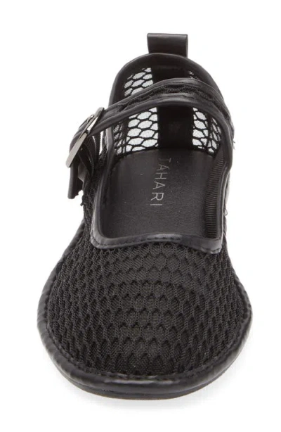 Tahari Mesh Mary Jane Flat