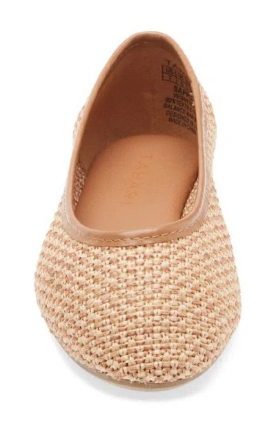 Tahari Woven Ballerina Flat