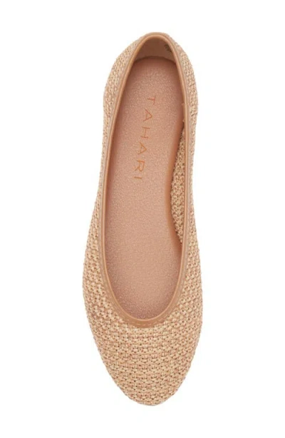 Tahari Woven Ballerina Flat