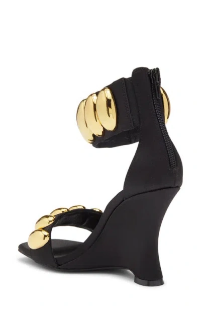 Jeffrey Campbell Shuri Ankle Cuff Wedge Sandal