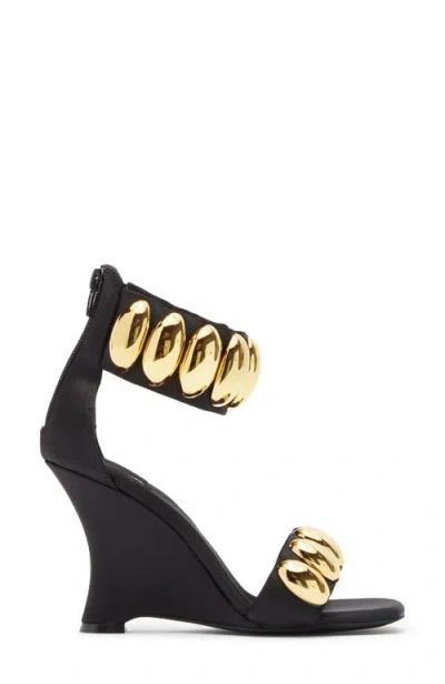 Jeffrey Campbell Shuri Ankle Cuff Wedge Sandal