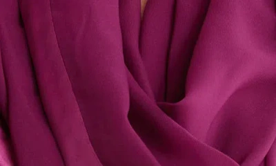 Calvin Klein Satin Border Chiffon Scarf
