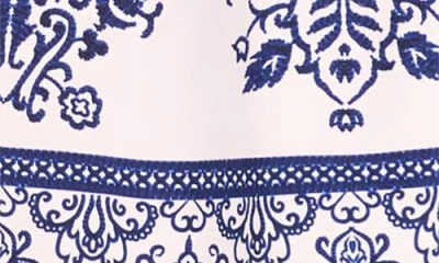 Cece Cotton Poplin A-line Midi Skirt