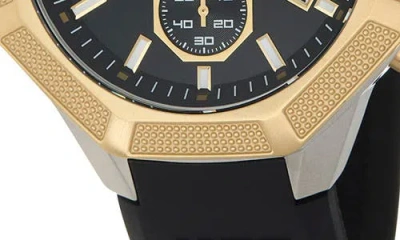 Timex ® X Ufc King Quartz Silicone Strap Watch, 45mm