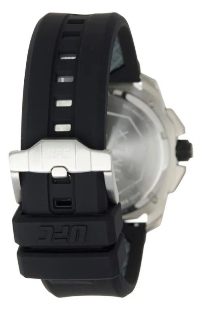 Timex ® Ufc Icon Chronograph Silicone Strap Watch, 45mm