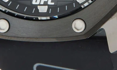 Timex ® Ufc Icon Chronograph Silicone Strap Watch, 45mm