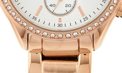 Timex ® Chronograph Stainless Steel Bracelet Watch, 38mm