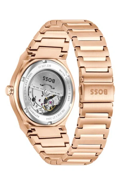 Hugo Boss Boss Candor Automatic Bracelet Watch, 41mm