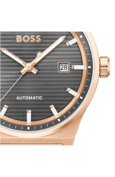 Hugo Boss Boss Candor Automatic Bracelet Watch, 41mm