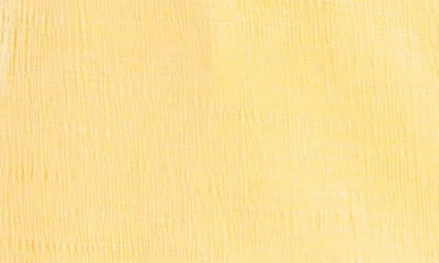 Max Studio Flutter Sleeve Jersey Crinkle Top In Yellow