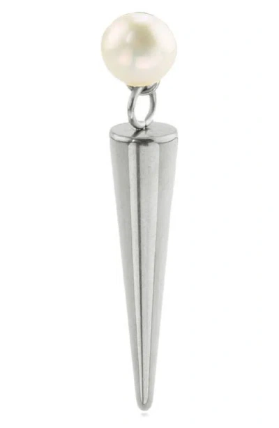Rebl Cultured Pearl Spike Drop Earrings