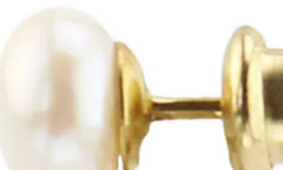 Rebl Cultured Pearl Spike Drop Earrings