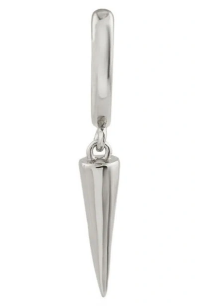 Rebl Spike Drop Huggie Hoop Earrings