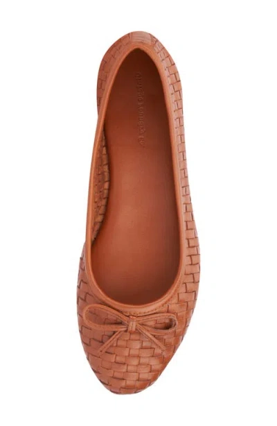 Vintage Foundry Jalene Woven Ballet Flat In Brown