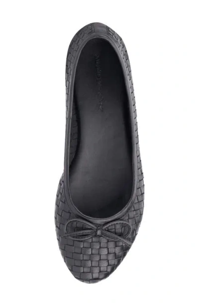 Vintage Foundry Jalene Woven Ballet Flat In Black