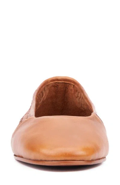 Vintage Foundry Wilma Woven Ballet Flat In Brown