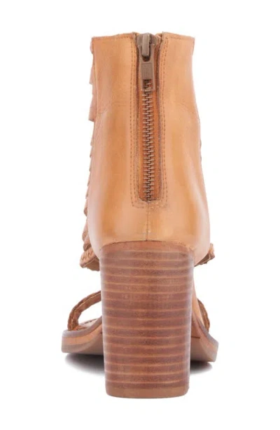 Vintage Foundry Leila Fringe Sandal In Brown