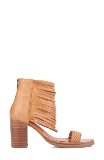 Vintage Foundry Leila Fringe Sandal In Brown