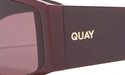 Quay Not My Fault 41mm Rectangular Sunglasses