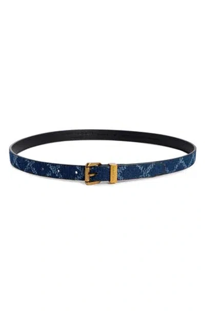 Kurt Geiger London Keeper Denim Belt