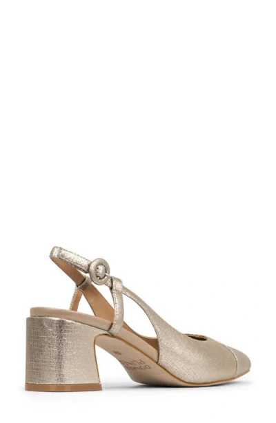 Donald Pliner Viviana Slingback Pump In Gold
