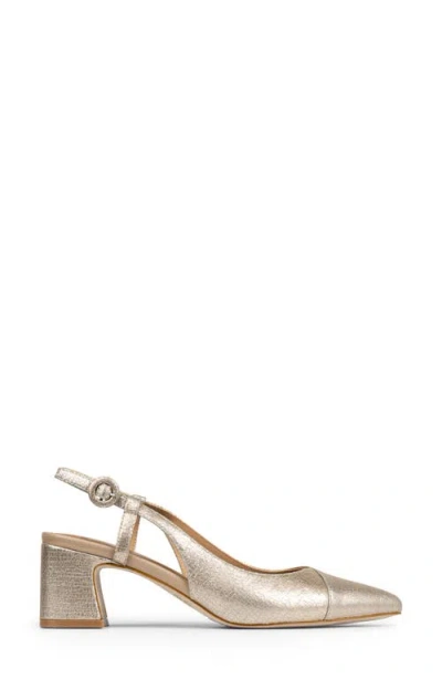Donald Pliner Viviana Slingback Pump In Gold