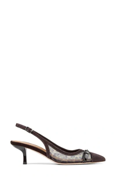 Donald Pliner Slingback Kitten Heel Pump