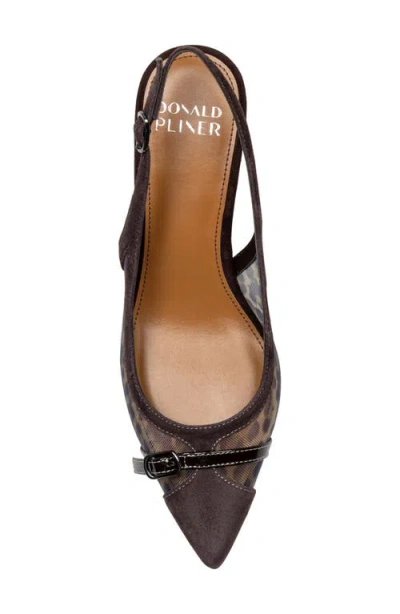 Donald Pliner Slingback Kitten Heel Pump