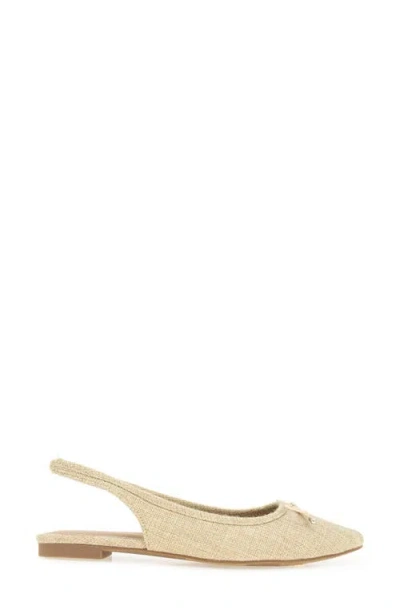 Esprit Petria Slingback Flat In Neutral