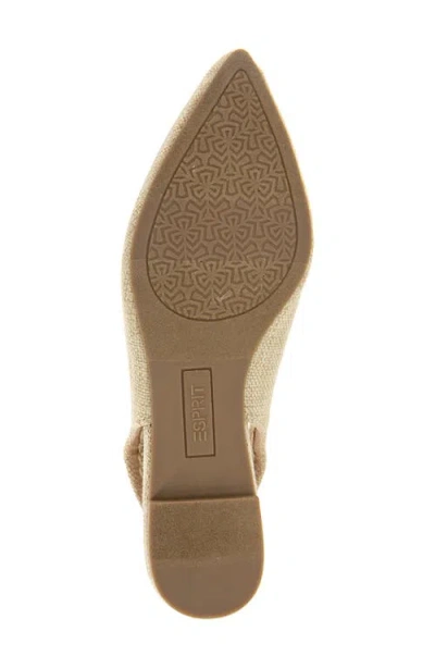 Esprit Petria Slingback Flat In Neutral
