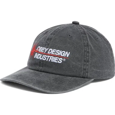 Obey Pigment Logo Industries Baseball Cap