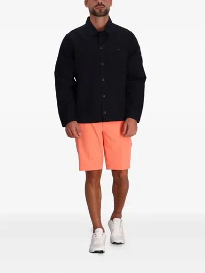 C.p. Company Lens-detailed Overshirt In Black