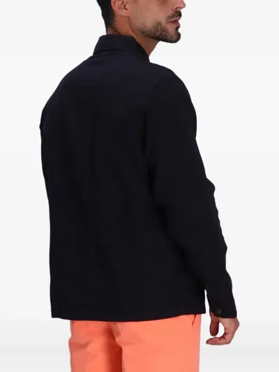 C.p. Company Lens-detailed Overshirt In Black