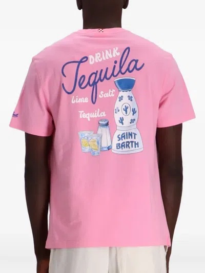 Mc2 Saint Barth Tequila T-shirt In Pink