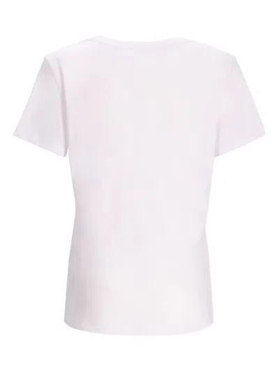 Armani Exchange T-shirt Mit Logo-verzierung In White
