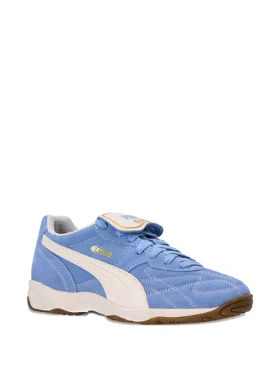 Puma Indoor Sneakers Aus Wildleder In Blue