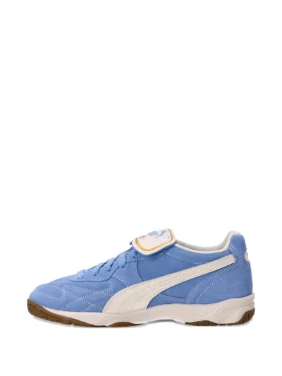 Puma Indoor Sneakers Aus Wildleder In Blue