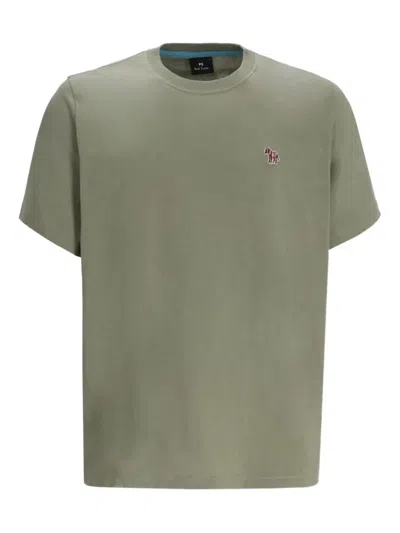 Paul Smith T-shirt Mit Zebra-stickerei In Green