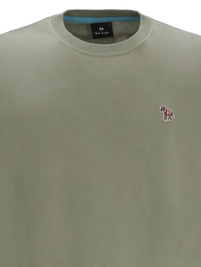 Paul Smith T-shirt Mit Zebra-stickerei In Green